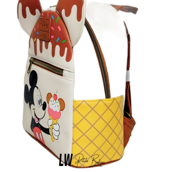 Loungefly x Disney Mickey Ice Cream Mini Backpack - Picture 3 of 8